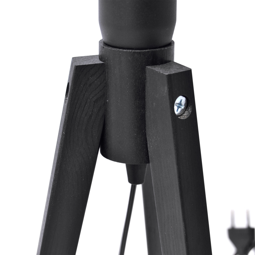 Candeeiro de mesa ALBA 1xE27/15W/230V castanho/carvalho