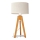 Candeeiro de mesa ALBA 1xE27/15W/230V creme/carvalho