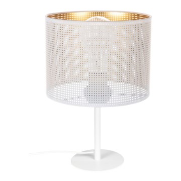 Candeeiro de mesa ALDO 1xE27/60W/230V branco