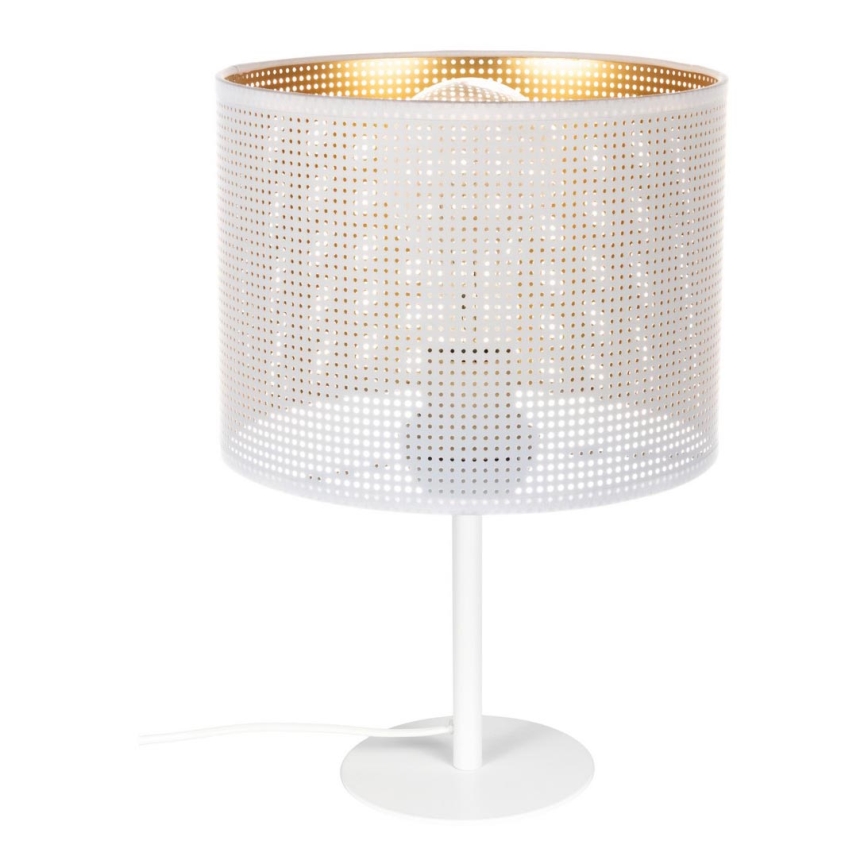 Candeeiro de mesa ALDO 1xE27/60W/230V branco