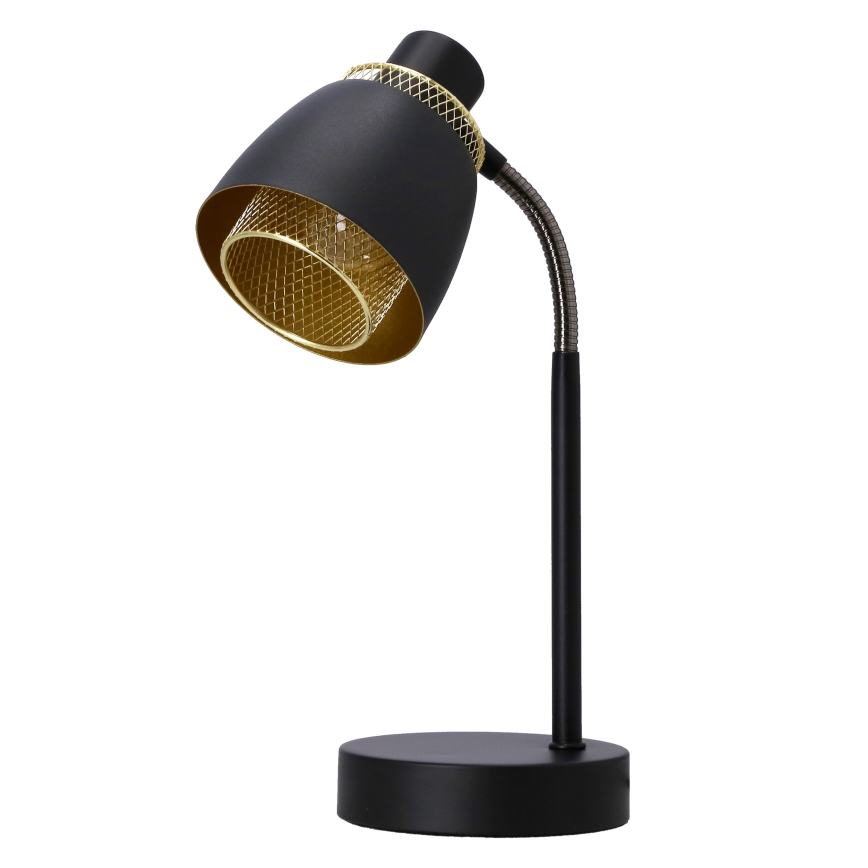 Candeeiro de mesa ALEKSANDRIA 1xE14/40W/230V preto/dourada