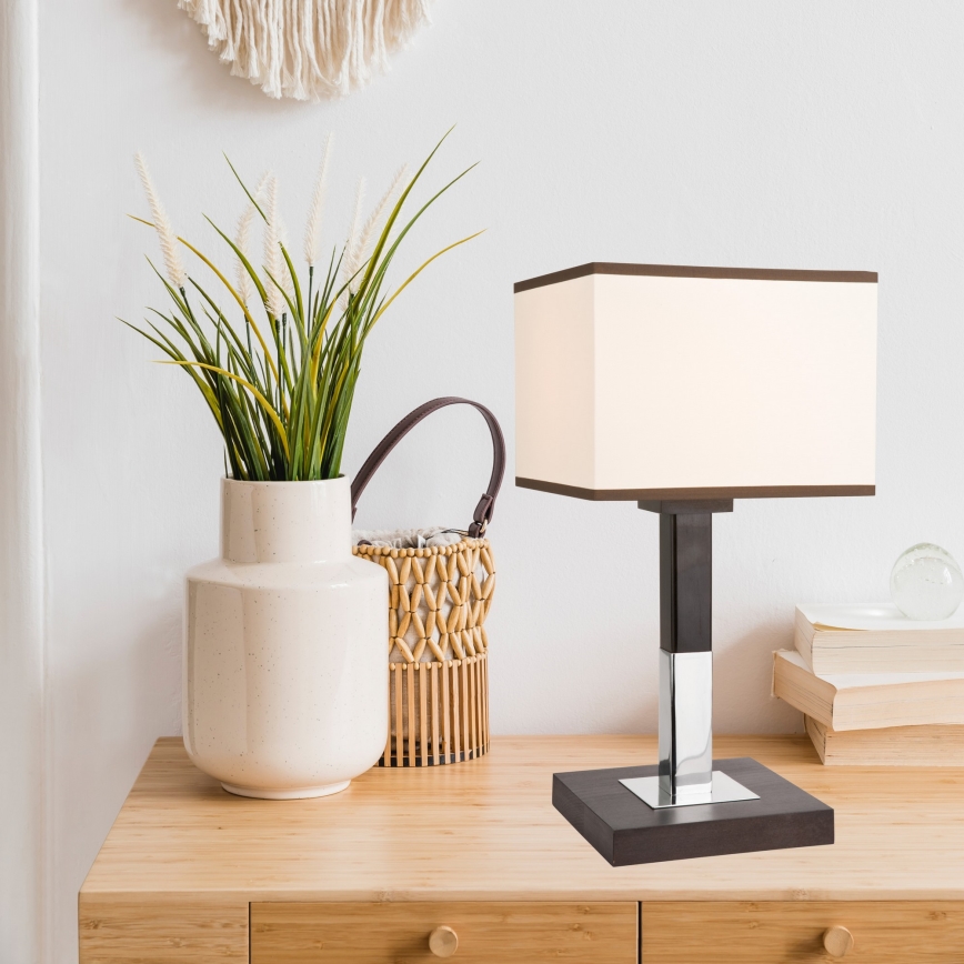 Candeeiro de mesa AMELIA 1xE27/60W/230V - FSC certificado