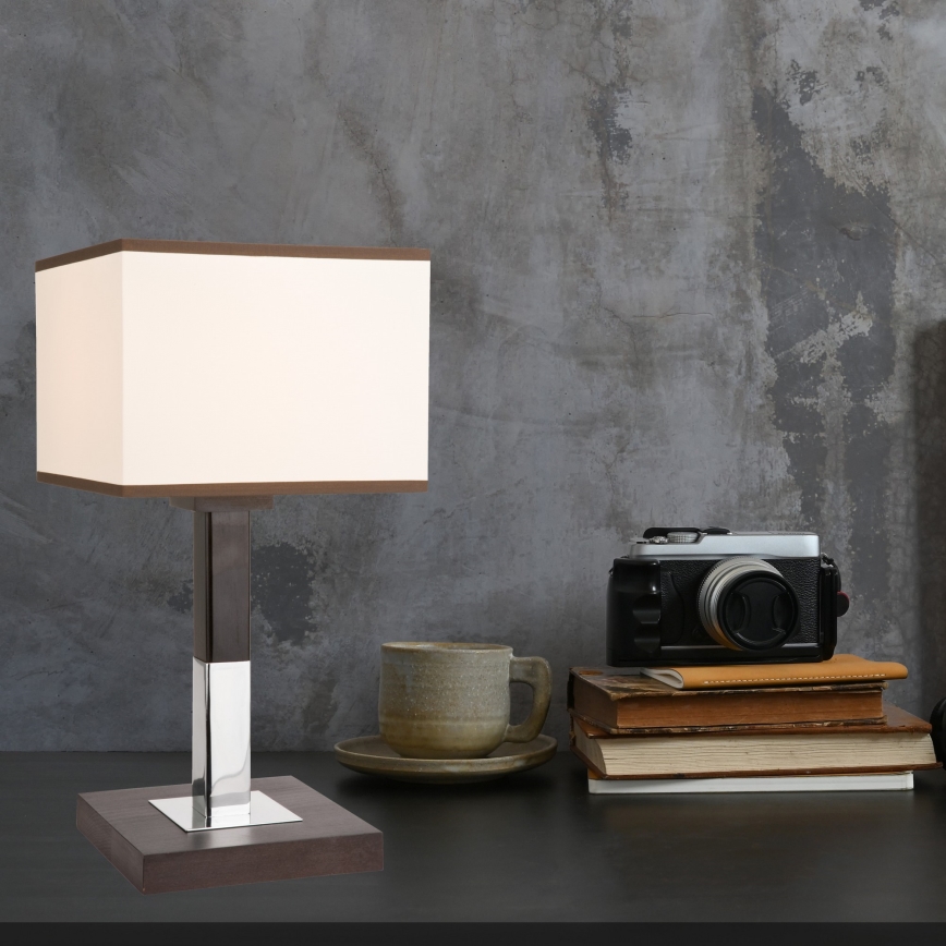 Candeeiro de mesa AMELIA 1xE27/60W/230V - FSC certificado