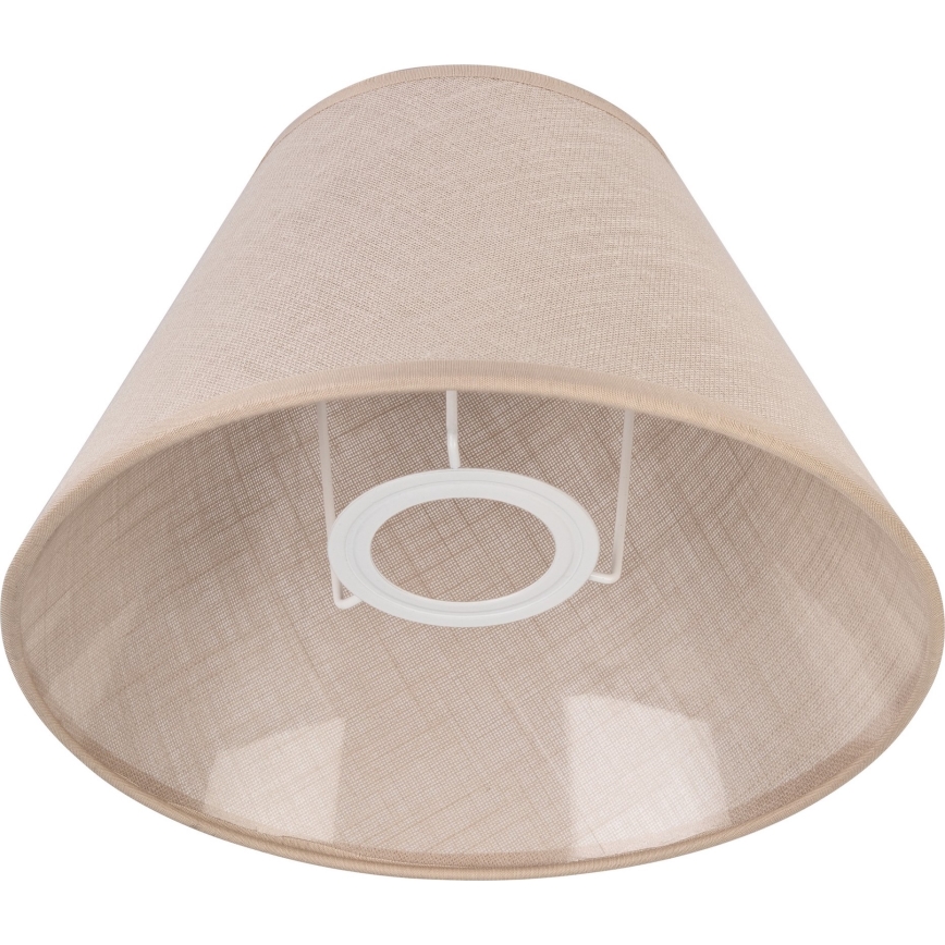 Candeeiro de mesa AMFORA 1xE27/60W/230V bege/faia