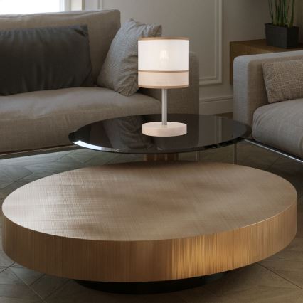Candeeiro de mesa ANDREA 1xE27/60W/230V faia - FSC certificado