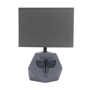 Candeeiro de mesa ANIMI 1xE14/40W/230V cinzento