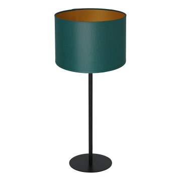Candeeiro de mesa ARDEN 1xE27/60W/230V d. 25 cm verde/dourado