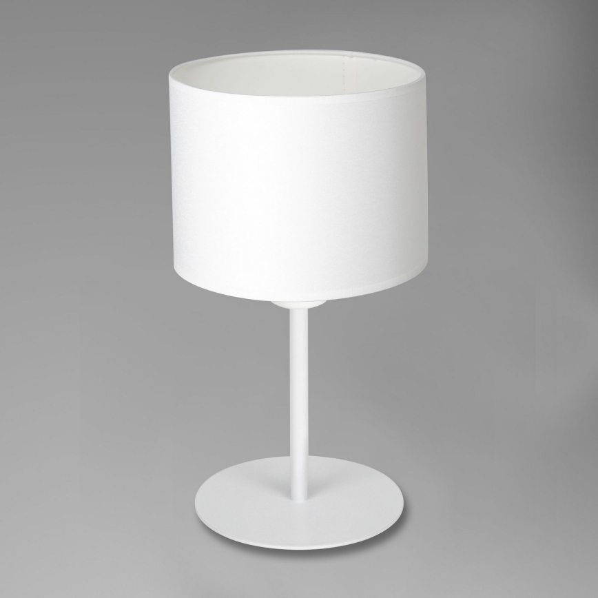 Candeeiro de mesa ARDEN 1xE27/60W/230V diâmetro 18 cm branco