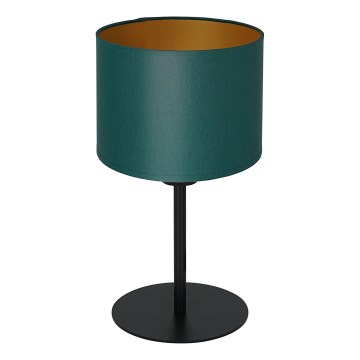 Candeeiro de mesa ARDEN 1xE27/60W/230V diâmetro 18 cm verde/dourado