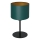 Candeeiro de mesa ARDEN 1xE27/60W/230V diâmetro 18 cm verde/dourado