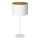 Candeeiro de mesa ARDEN 1xE27/60W/230V diâmetro 25 cm branco/dourado