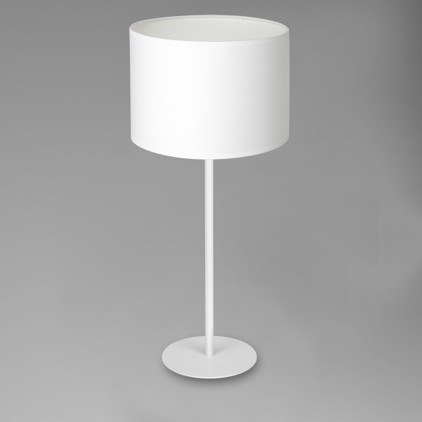 Candeeiro de mesa ARDEN 1xE27/60W/230V diâmetro 25 cm branco