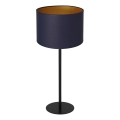 Candeeiro de mesa ARDEN 1xE27/60W/230V diâmetro 25 cm roxo/dourado
