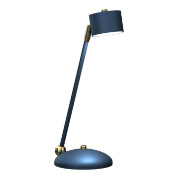 Candeeiro de mesa ARENA 1xGX53/11W/230V azul/dourado