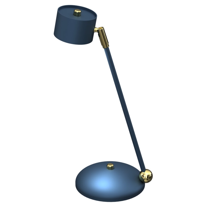 Candeeiro de mesa ARENA 1xGX53/11W/230V azul/dourado