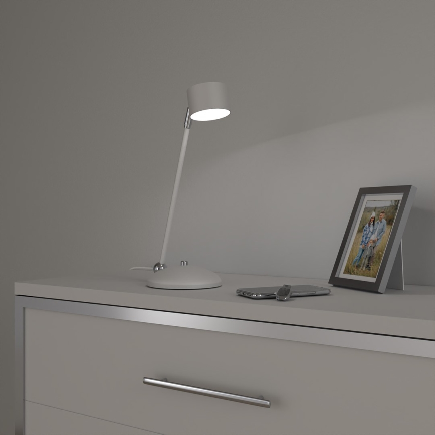 Candeeiro de mesa ARENA 1xGX53/11W/230V branco/cromado brilhante