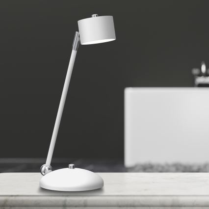 Candeeiro de mesa ARENA 1xGX53/11W/230V branco/cromado brilhante