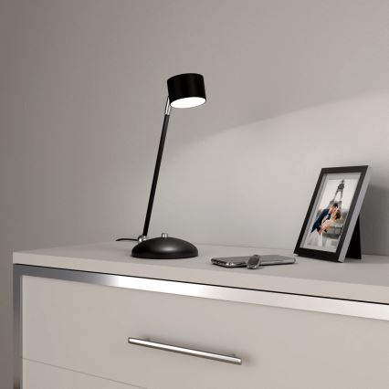 Candeeiro de mesa ARENA 1xGX53/11W/230V preto/cromado brilhante