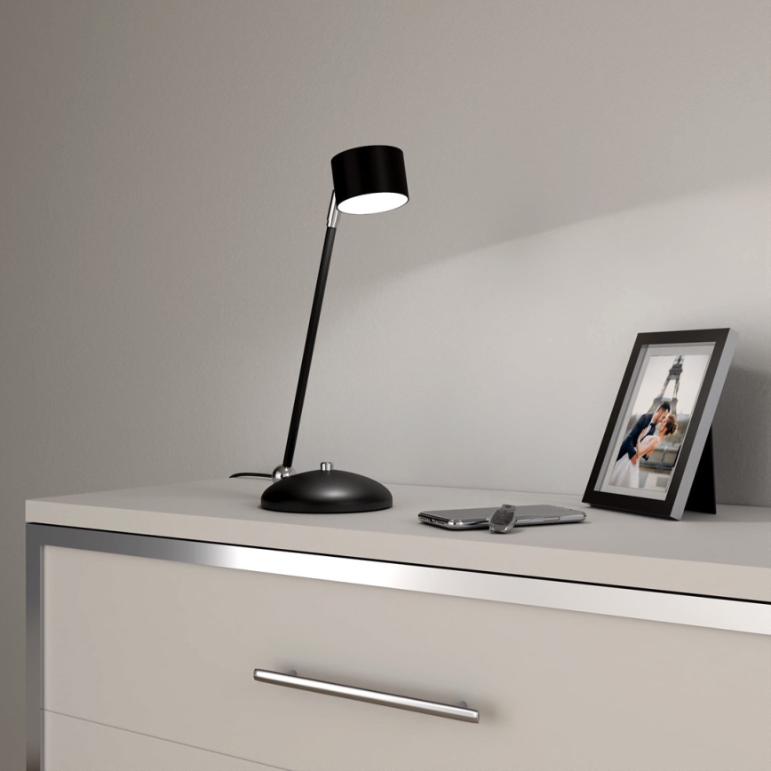 Candeeiro de mesa ARENA 1xGX53/11W/230V preto/cromado brilhante