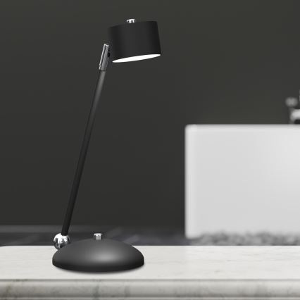 Candeeiro de mesa ARENA 1xGX53/11W/230V preto/cromado brilhante