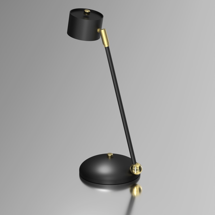 Candeeiro de mesa ARENA 1xGX53/11W/230V preto/dourado