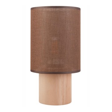 Candeeiro de mesa ARI TABLE 1xE27/60W/230V castanho/faia