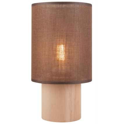 Candeeiro de mesa ARI TABLE 1xE27/60W/230V castanho/faia