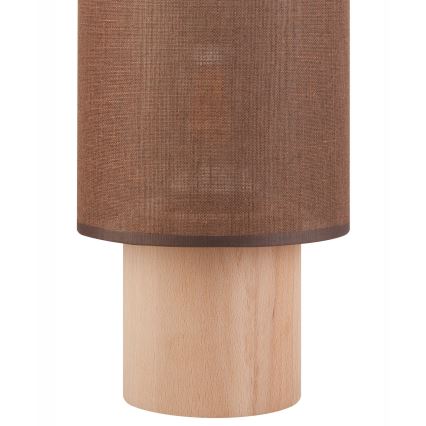 Candeeiro de mesa ARI TABLE 1xE27/60W/230V castanho/faia