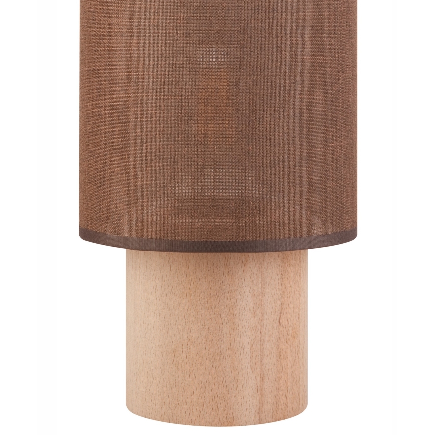 Candeeiro de mesa ARI TABLE 1xE27/60W/230V castanho/faia
