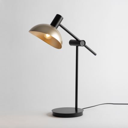 Candeeiro de mesa ARTIS 1xE14/40W/230V preto/dourada