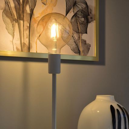 Candeeiro de mesa ASTRID 1xE27/60W/230V branco