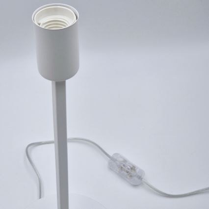 Candeeiro de mesa ASTRID 1xE27/60W/230V branco