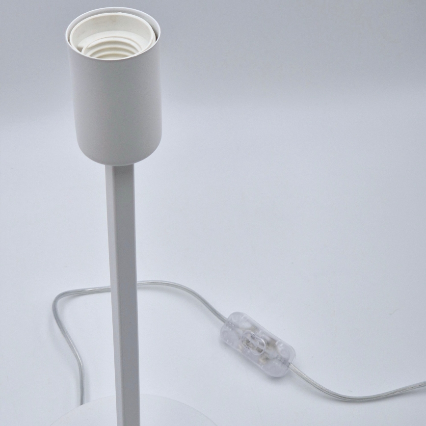 Candeeiro de mesa ASTRID 1xE27/60W/230V branco