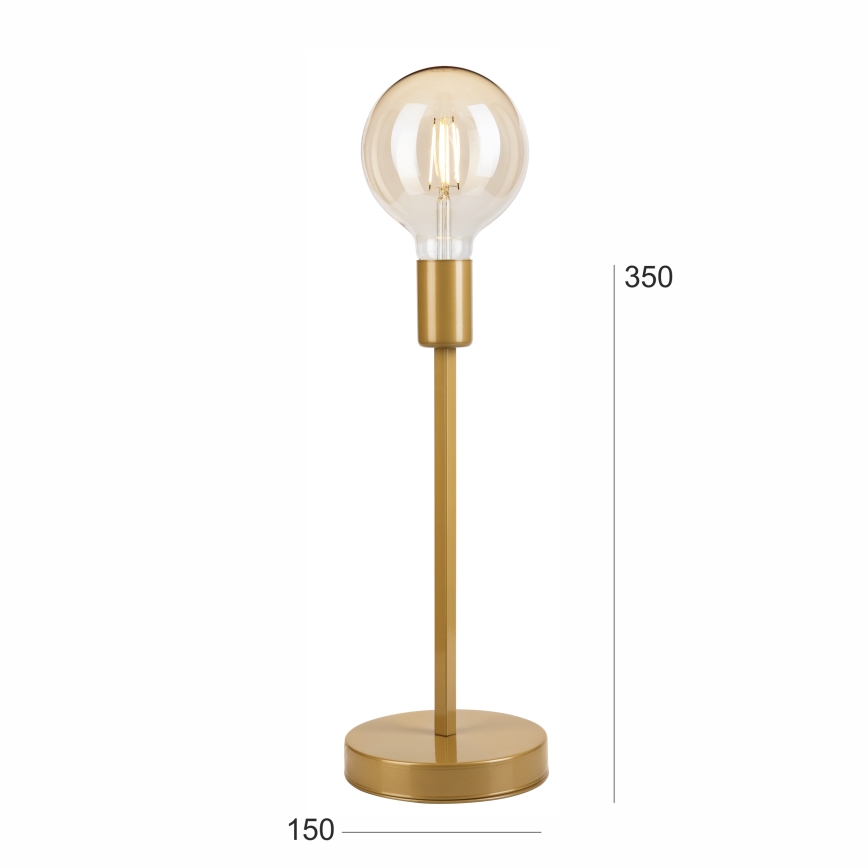 Candeeiro de mesa ASTRID 1xE27/60W/230V dourado
