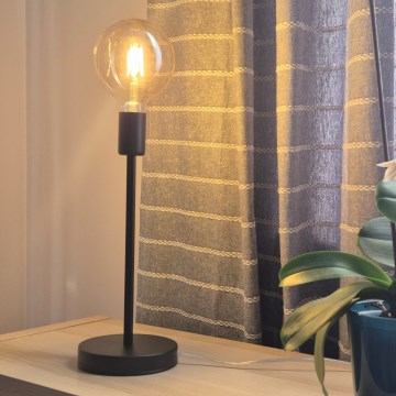 Candeeiro de mesa ASTRID 1xE27/60W/230V mate preto