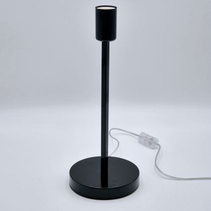 Candeeiro de mesa ASTRID 1xE27/60W/230V mate preto