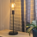 Candeeiro de mesa ASTRID 1xE27/60W/230V preto brilhante