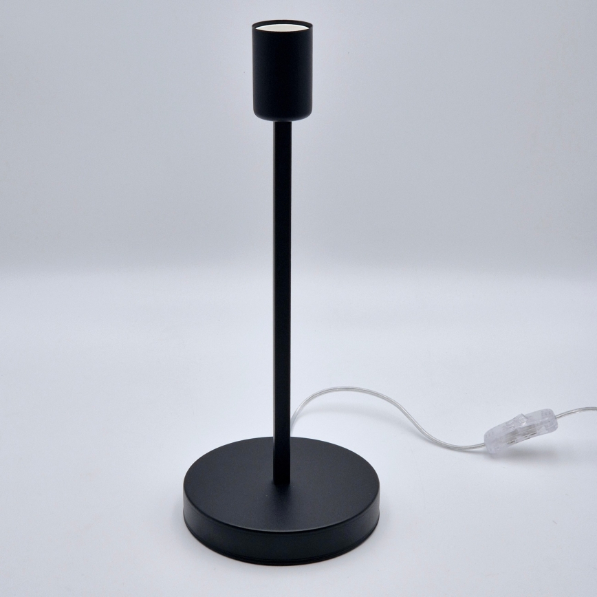 Candeeiro de mesa ASTRID 1xE27/60W/230V preto brilhante