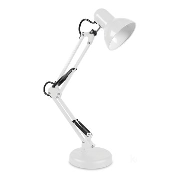 Candeeiro de mesa AURIQ 1xE27/60W/230V branco