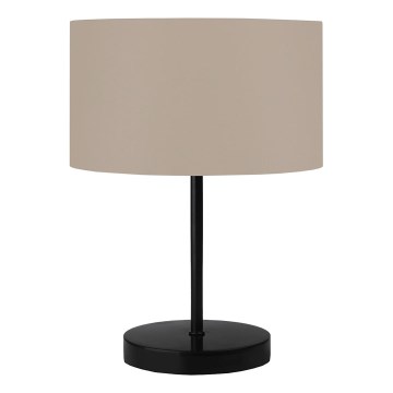 Candeeiro de mesa AYD 1xE27/40W/230V bege/preto
