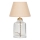 Candeeiro de mesa AYD 1xE27/40W/230V bege/transparente