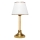 Candeeiro de mesa AYD 1xE27/40W/230V branco/dourado