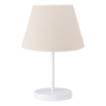 Candeeiro de mesa AYD 1xE27/40W/230V branco