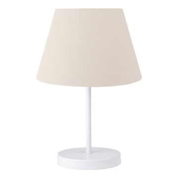 Candeeiro de mesa AYD 1xE27/40W/230V branco