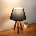 Candeeiro de mesa AYD 1xE27/40W/230V castanho/antracite