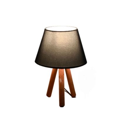 Candeeiro de mesa AYD 1xE27/40W/230V castanho/antracite