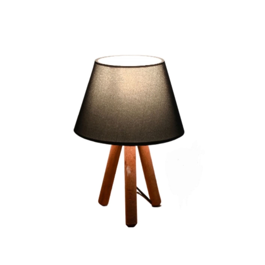 Candeeiro de mesa AYD 1xE27/40W/230V castanho/antracite