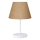 Candeeiro de mesa AYD 1xE27/40W/230V castanho/branco