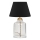 Candeeiro de mesa AYD 1xE27/40W/230V preto/transparente