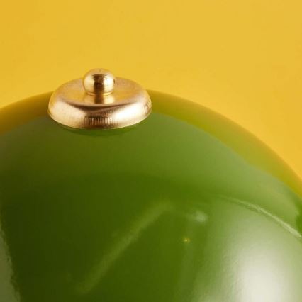 Candeeiro de mesa AYD 1xE27/40W/230V verde/castanho
